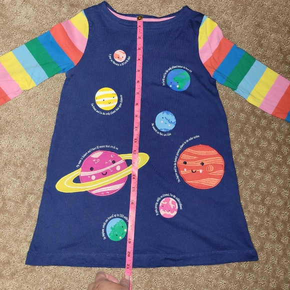 Mini Boden Planet Facts Dress Size 6-7 - Picture 3 of 7